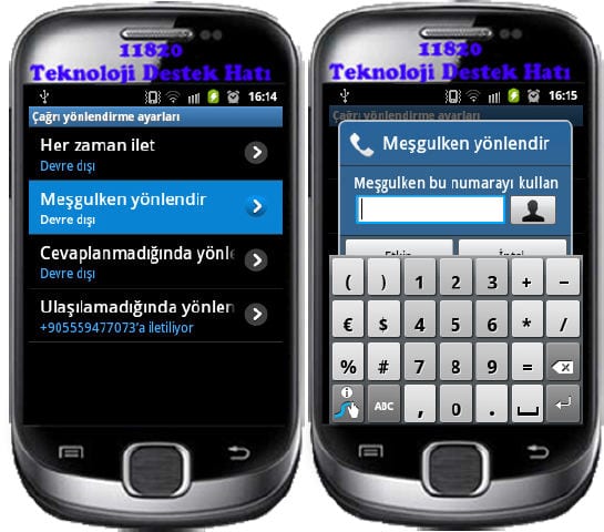 Android, Telefon, Arama, Ayarları,