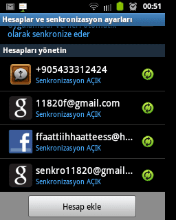 Android, Senkronizasyon Ayarları, Hesap Ekleme, Hesap Kaldırma, Android Cihazlarda Senkronizasyon ayarları Nasıl Yapılır