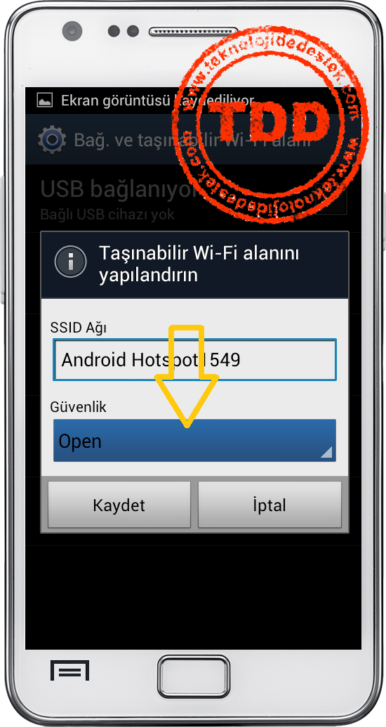 HotSpot, Android, Taşınabilir Wi-Fi Alanı, HotSpot Açma, HotSpot Kapatma,
