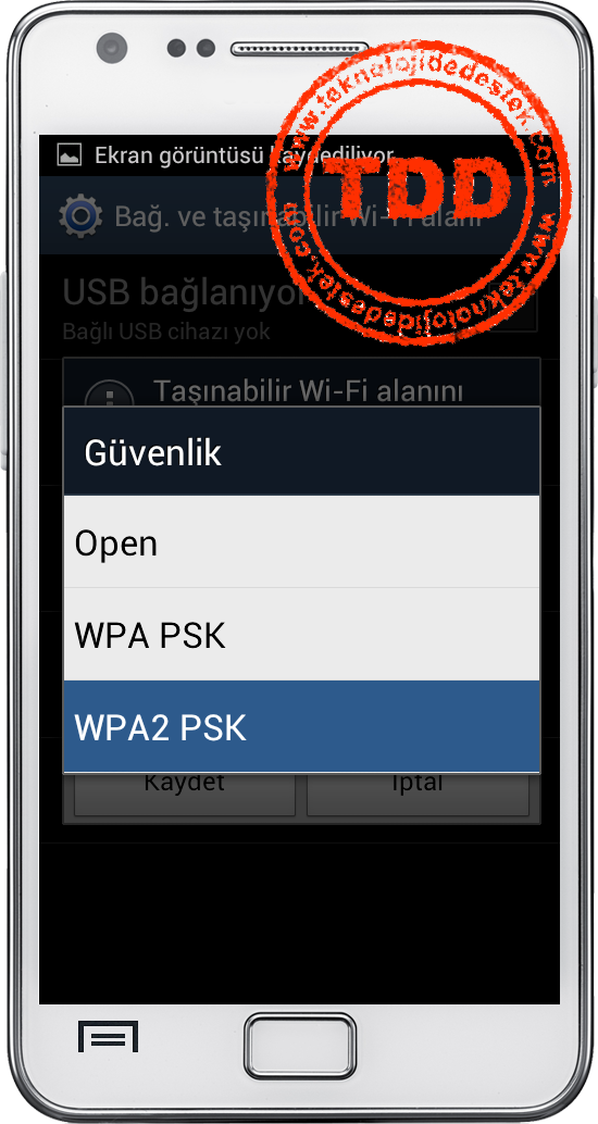 HotSpot, Android, Taşınabilir Wi-Fi Alanı, HotSpot Açma, HotSpot Kapatma,