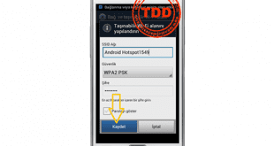 HotSpot, Android, Taşınabilir Wi-Fi Alanı, HotSpot Açma, HotSpot Kapatma,