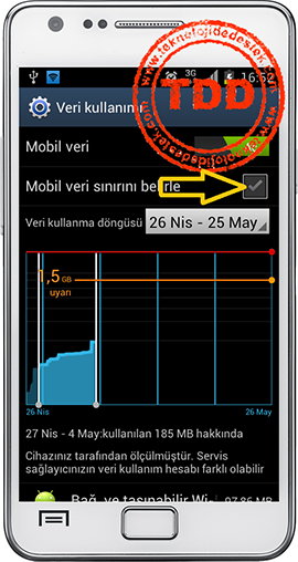 Android Veri Kullanımı, Mobil Veri Sınırlama, Veri Kullanım Ayarları, Android Mobil Veri Sınırı,