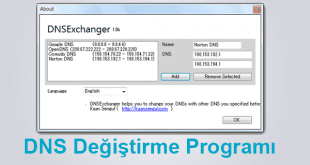 195 DNS, 208 DNS, Çalışan DNS, DNS Değiştirme, DNS değiştirme Programı,