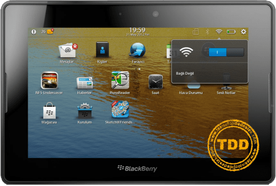 PlayBook HotSpot, PlayBook HotSpot Ayarları, PlayBook HotSpot İnternet Bağlantı Sorunu, HotSpot, BlackBerry,