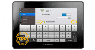 PlayBook HotSpot, PlayBook HotSpot Ayarları, PlayBook HotSpot İnternet Bağlantı Sorunu, HotSpot, BlackBerry,