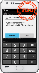 Google Play Mağazası PIN Tanımlama 07