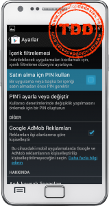 Google Play Mağazası PIN Tanımlama 11