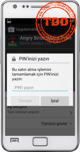 Google Play Mağazası PIN Tanımlama 16