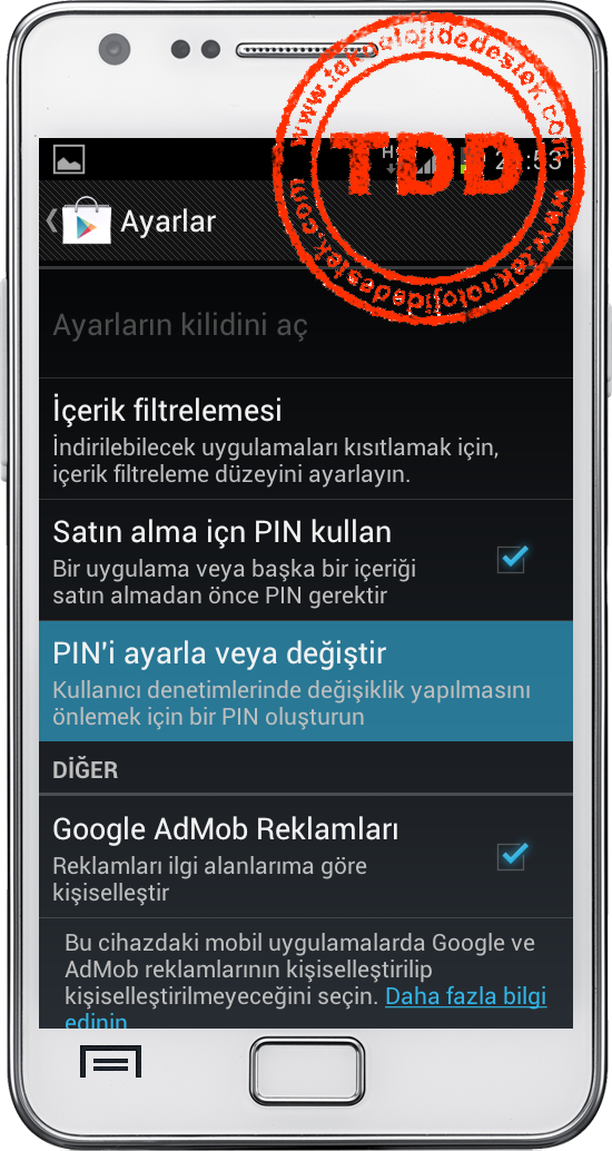 Google Play, PIN Kodu, Google Play Store PIN Kodu Değiştirme, Google Play PIN Kodu,