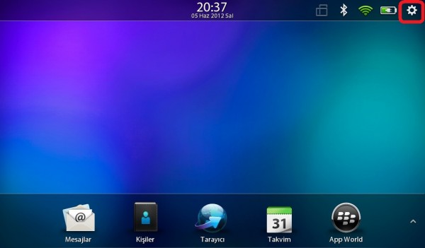 Playbook Dil Değiştirme, Blackberry, Playbook, Dil Değiştirme,