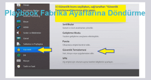 Playbook Fabrika Ayarlarına Döndürme