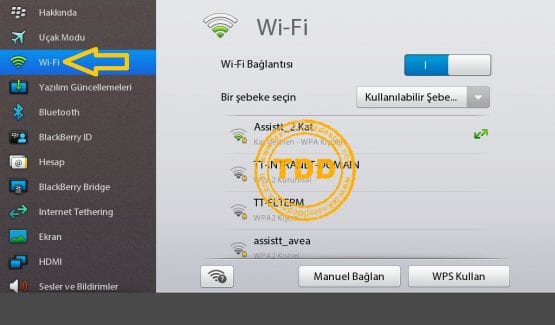 PlayBook DNS Ayarları, PlayBook IP Ayarları, BlackBerry, PlayBook, IP ve DNS Ayarları,