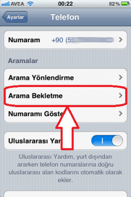 iPhone Arama Ayarları, iPhone Arama Bekletme, iPhone Arama Yönlendirme, iPhone Numara Gizleme,