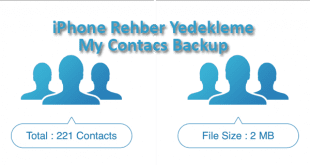iPhone Rehber Yedekleme My Contacs Backup