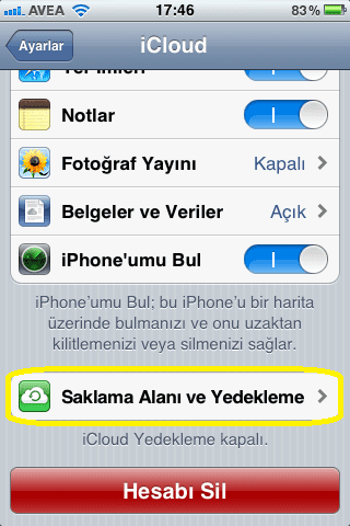 iCloud Yedeklerini Silmek 1 iCloud Yedeklerini Silmek, iCloud Yedeğini Silme, iCloud Yedekleri Nasıl Silinir, iCloud Sıfırlama,