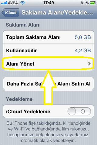 iCloud Yedeklerini Silmek 2 iCloud Yedeklerini Silmek, iCloud Yedeğini Silme, iCloud Yedekleri Nasıl Silinir, iCloud Sıfırlama,
