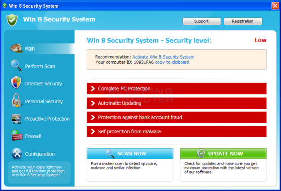 Win 8 Security System Nasıl Kaldırılır, Win 8 Security System Virüsü, Win 8 Security System Nedir, Win 8 Security System Kaldırma Klavuzu,