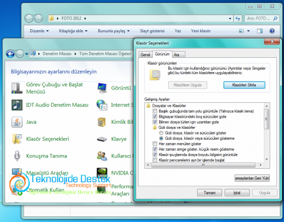 Windows 7 Resim Önizlemelerini Nasıl Açabilirim 02