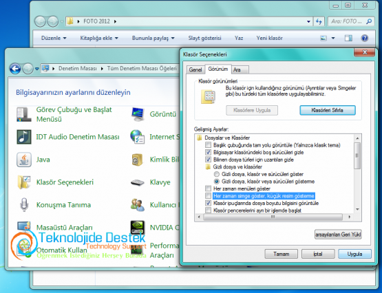 Windows 7 Resim Önizlemelerini Nasıl Açabilirim 03