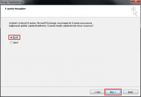 Gmail Hesabını Outlooka Tanımlamak 4 gmail outlook ayarları, outlook gmail ayarları, outlook gmail kurulumu,