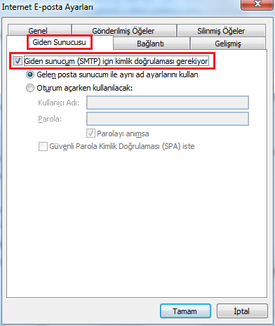 Gmail Hesabını Outlooka Tanımlamak 8 gmail outlook ayarları, outlook gmail ayarları, outlook gmail kurulumu,