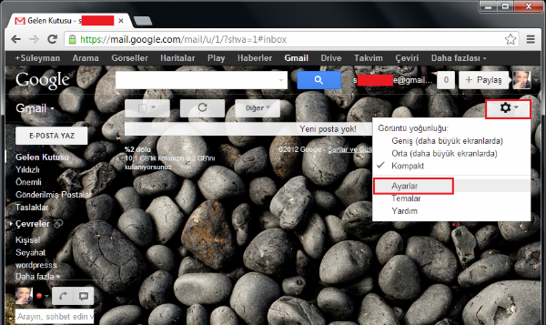 Gmail Hesabını Outlooka Tanımlamak 01 gmail outlook ayarları, outlook gmail ayarları, outlook gmail kurulumu,