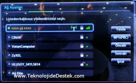 Samsung Smart TV Kablosuz DNS Ayarları 05