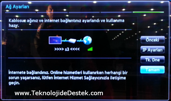 Samsung Smart TV Kablosuz DNS Ayarları 06