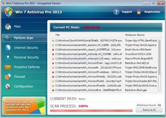 Win 7 Antivirus Pro 2013 Nedir Nasıl Kaldırılır 02 Virüs Temizleme, Win 7 Antivirüs Pro 2013 Nedir, Win 7 Antivirüs Pro 2013 Nasıl Kaldırılır, Bilgisayar Virüs Temizleme,