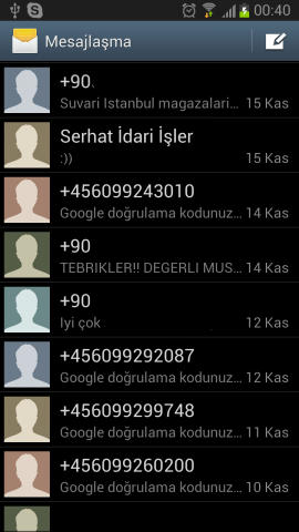 Andoid Türkçe Mesaj Karekter Sorunu Çözüm (1)
