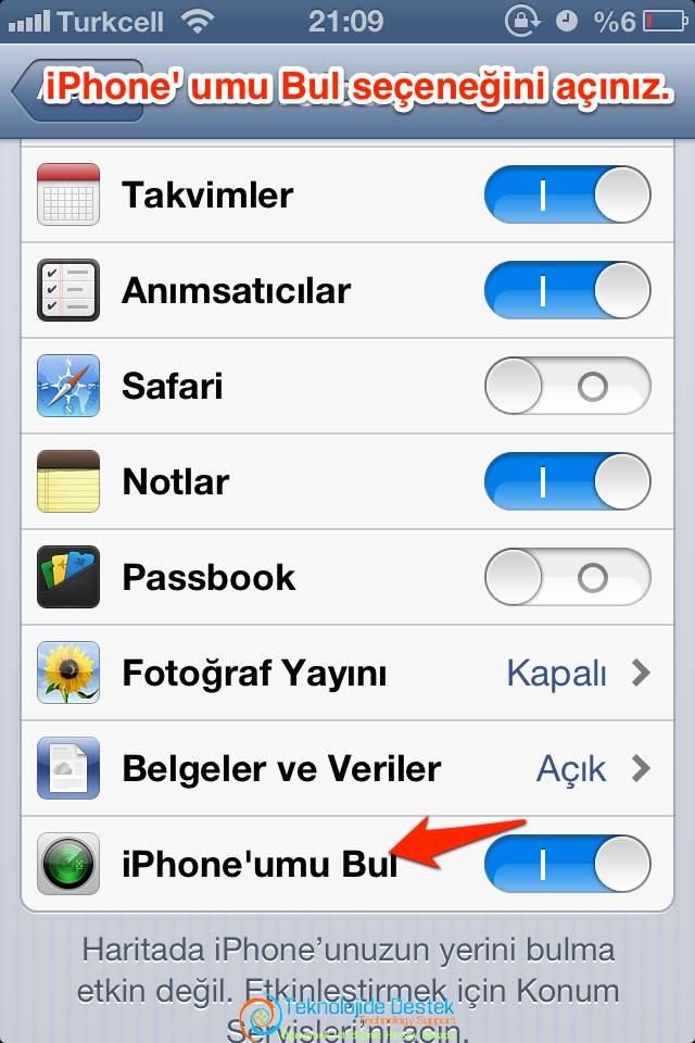 iPhone' umu Bul