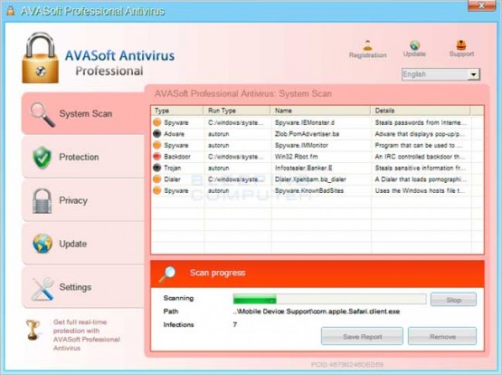Avasoft Professional Antivirus Nasıl Kaldırılır