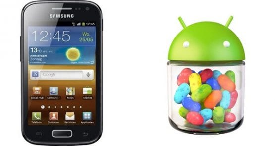 Galaxy Ace 2 için Android 4.1.2 Jelly Bean