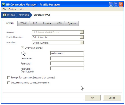 HP Connection Manager APN Internet Ayarlari (7)