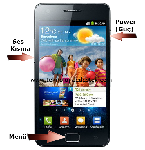 Samsung Galaxy S 2 Android 4.1.2 Güncelleme