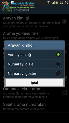 Android Numara Gizleme Gosterme (6)
