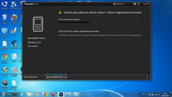 Blackberry Z10 Yazılım Güncelleme