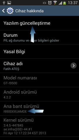 Samsung i9500 Galaxy S4 Güncelleme (16)