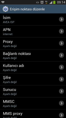 Samsung i9500 Galaxy S4 Internet Ayarlari Turkcell Vodafone Avea (9)