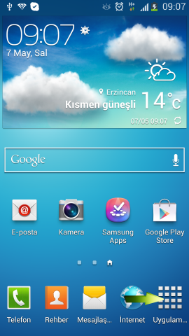 Samsung i9500 Galaxy S4 Mail Ekleme (1)