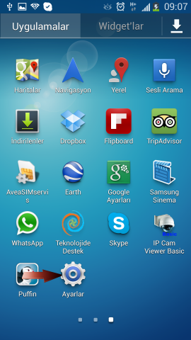 Samsung i9500 Galaxy S4 Mail Ekleme (2)