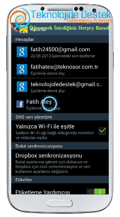 Android Telefonlarada Galeri Senkronizasyonu (5)