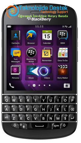 BlackBerry Q10 Exchange Mail Kurulumu (1)