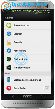 HTC One Hard Reset Factory Reset (3)