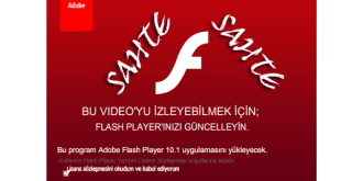 Sahte Adobe Flash Player Virüsü