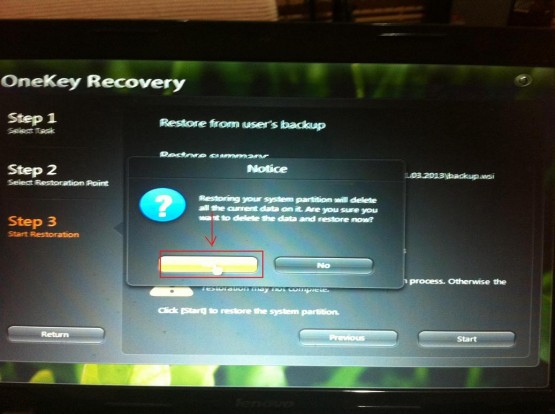 OneKey Recovery Yedekleme Geri Yükleme