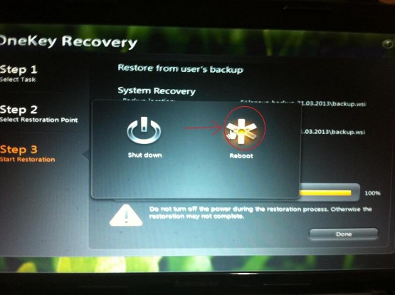 OneKey Recovery Yedekleme Geri Yükleme