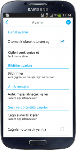Android icin Turkce Skype (4)