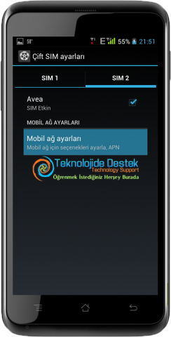Casper Via Internet Ayarlari (7)