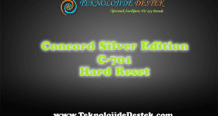 Concort Silver Edition C-701 Hard Reset